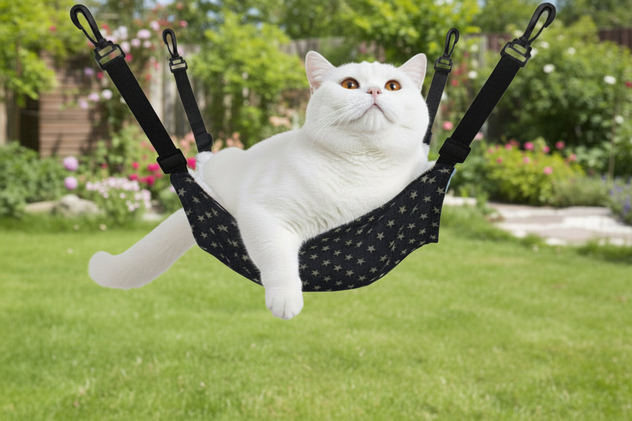 Siena's "Floating Throne" Kitty Hammock