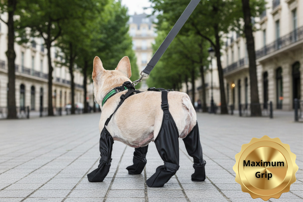 The "Happy Paws" All-Weather Dog Boots (Waterproof & Adjustable)