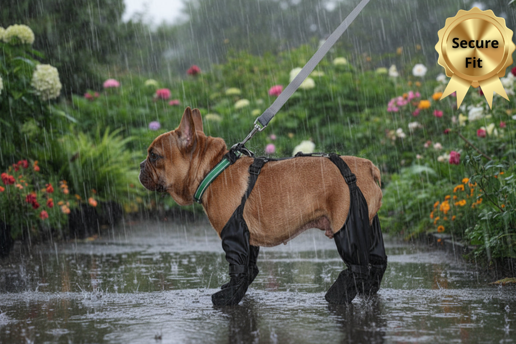 The "Happy Paws" All-Weather Dog Boots (Waterproof & Adjustable)